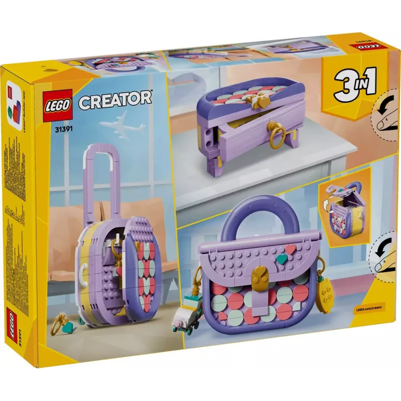 LEGO Creator 3-in-1 31391 Modieuze tas met opbergruimte (272 onderdelen)
