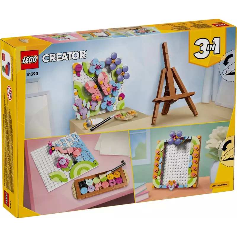 LEGO Creator 3-in-1 31390 Bloemrijk kunstdecoratieschilderij (348 onderdelen)