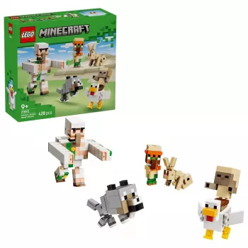 LEGO Minecraft 21592 Kippenruiter-woestijnaanval (428 onderdelen)
