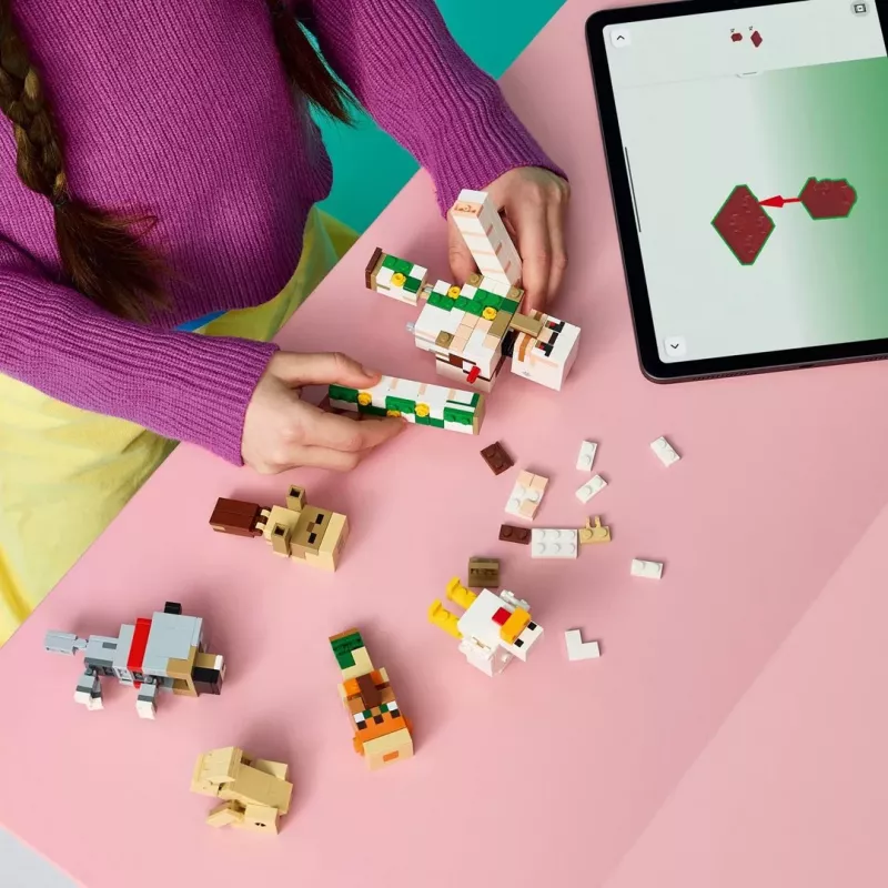 LEGO Minecraft 21592 Kippenruiter-woestijnaanval (428 onderdelen)