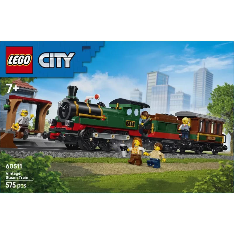 LEGO City 60511 Historische stoomtrein (575 onderdelen)