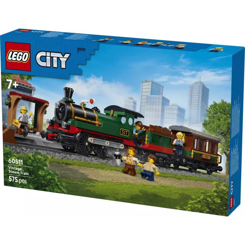 LEGO City 60511 Historische stoomtrein (575 onderdelen)