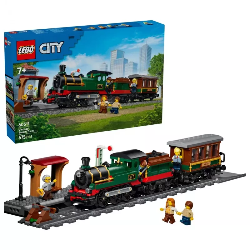 LEGO City 60511 Historische stoomtrein (575 onderdelen)