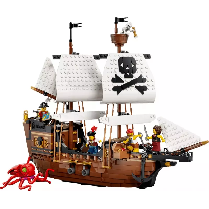 LEGO Creator 3-in-1 31387 Iconisch piratenschip (1074 onderdelen)