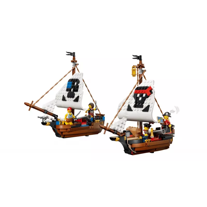LEGO Creator 3-in-1 31387 Iconisch piratenschip (1074 onderdelen)
