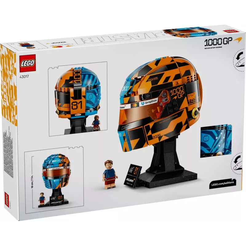 LEGO Editions 43017 McLaren F1 Oscar Piastri-helm (793 onderdelen)