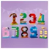LEGO 40807 Verjaardagscijfers - bouwbare dierentaartdecoratie (281 onderdelen)