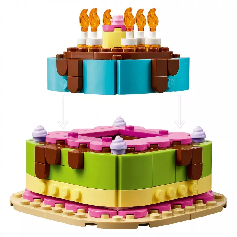 LEGO 40815 Verjaardagstaart - bouwbare taart met kaarsen (219 onderdelen)