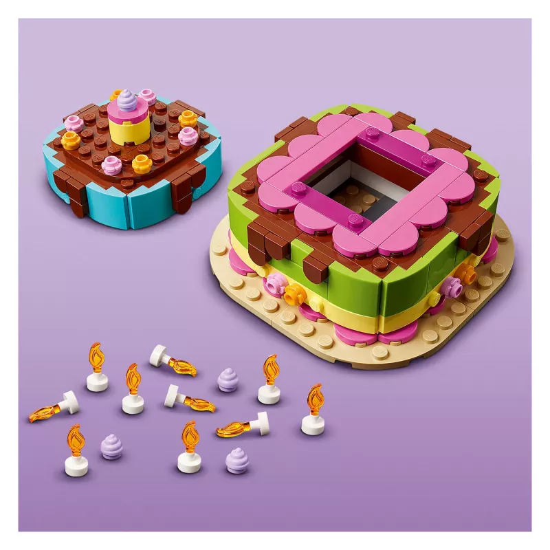 LEGO 40815 Verjaardagstaart - bouwbare taart met kaarsen (219 onderdelen)