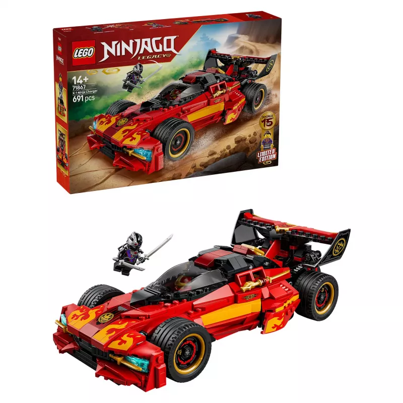 LEGO NINJAGO 71867 X-1 Ninja Charger 15. jubileum (691 onderdelen)