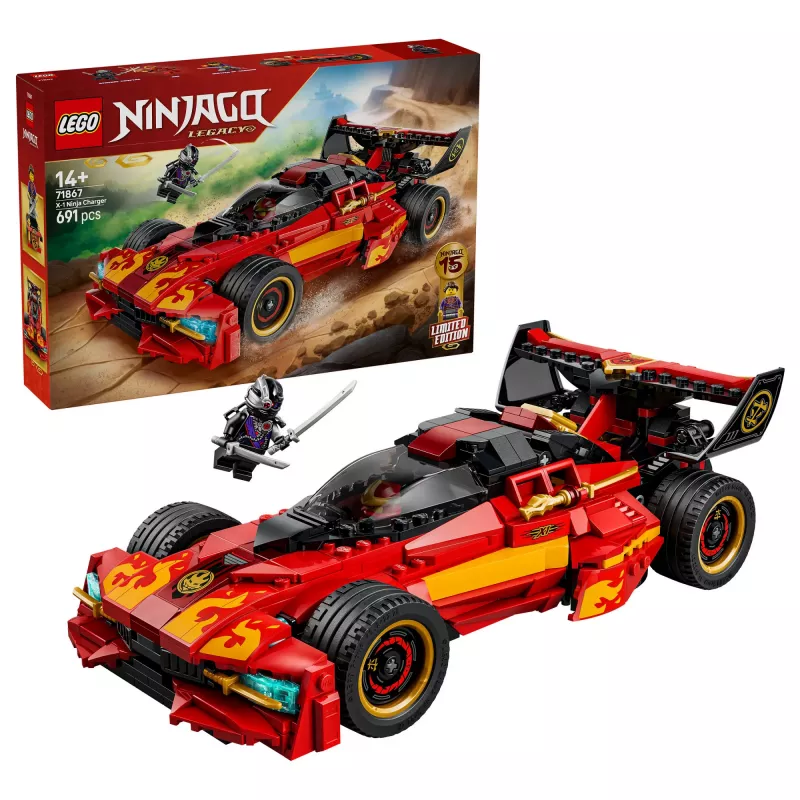 LEGO NINJAGO 71867 X-1 Ninja Charger 15. jubileum (691 onderdelen)
