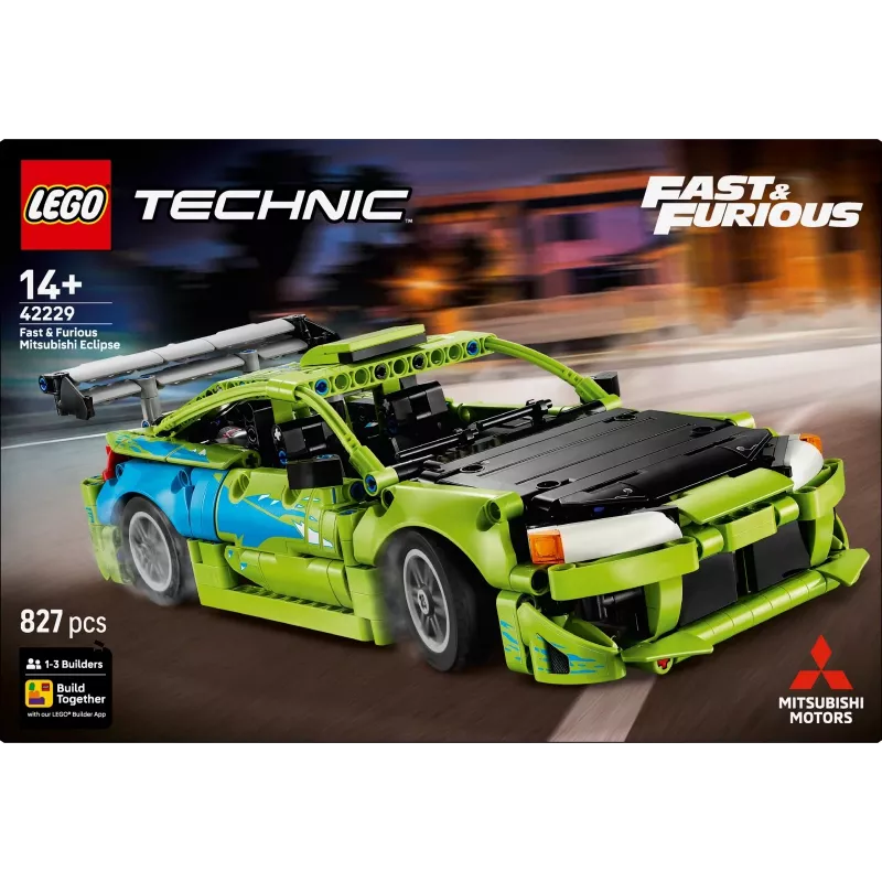 LEGO Technic 42229 Fast & Furious Mitsubishi Eclipse (827 onderdelen)