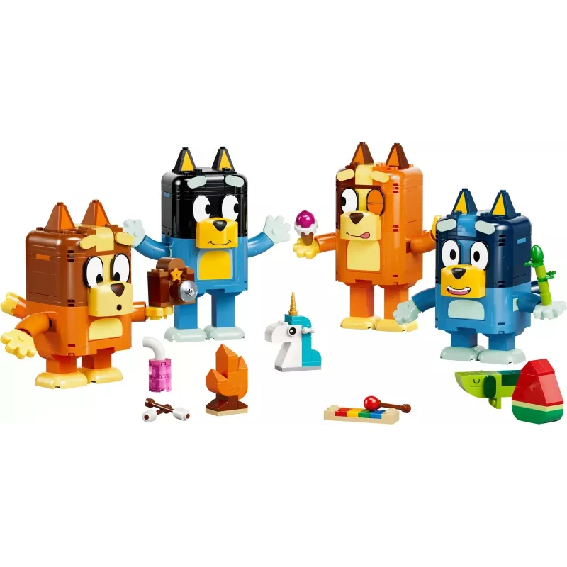 LEGO Bluey 11217 Bluey-familie van steentjes (466 onderdelen)
