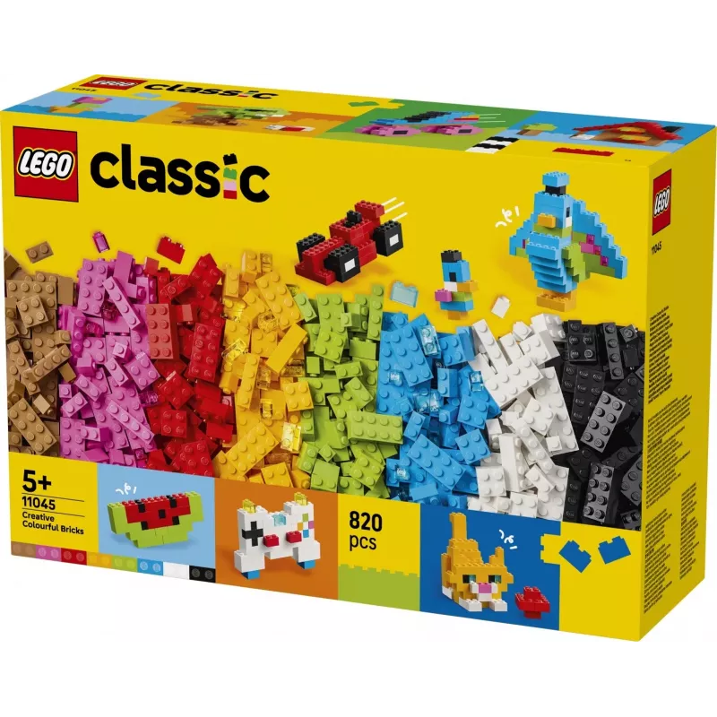 LEGO Classic 11045 Creatieve kleurrijke steentjes (820 onderdelen)