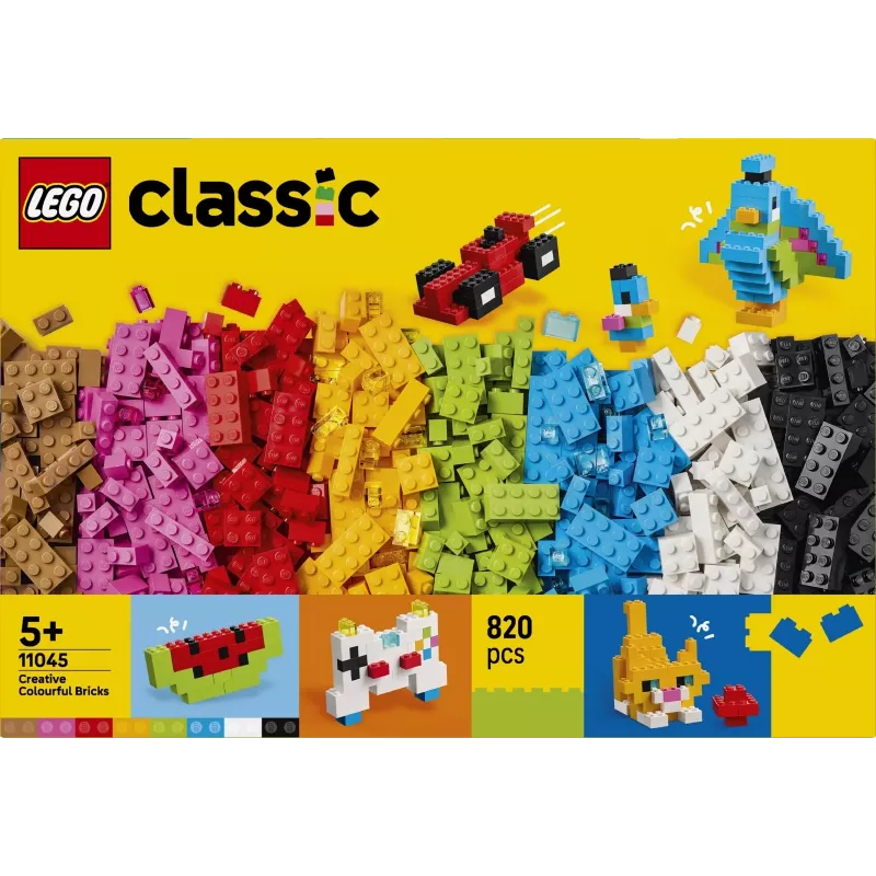 LEGO Classic 11045 Creatieve kleurrijke steentjes (820 onderdelen)