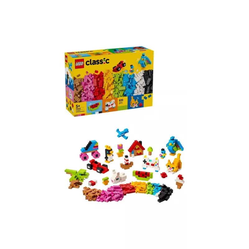 LEGO Classic 11045 Creatieve kleurrijke steentjes (820 onderdelen)