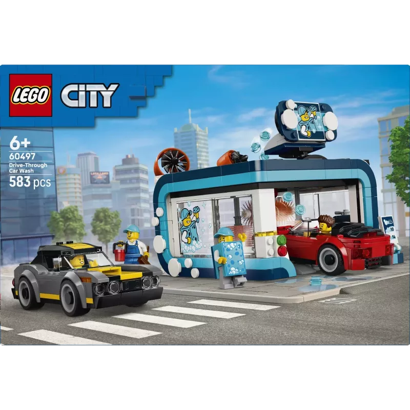 LEGO City 60497 Drive-through-autowasstraat (583 onderdelen)