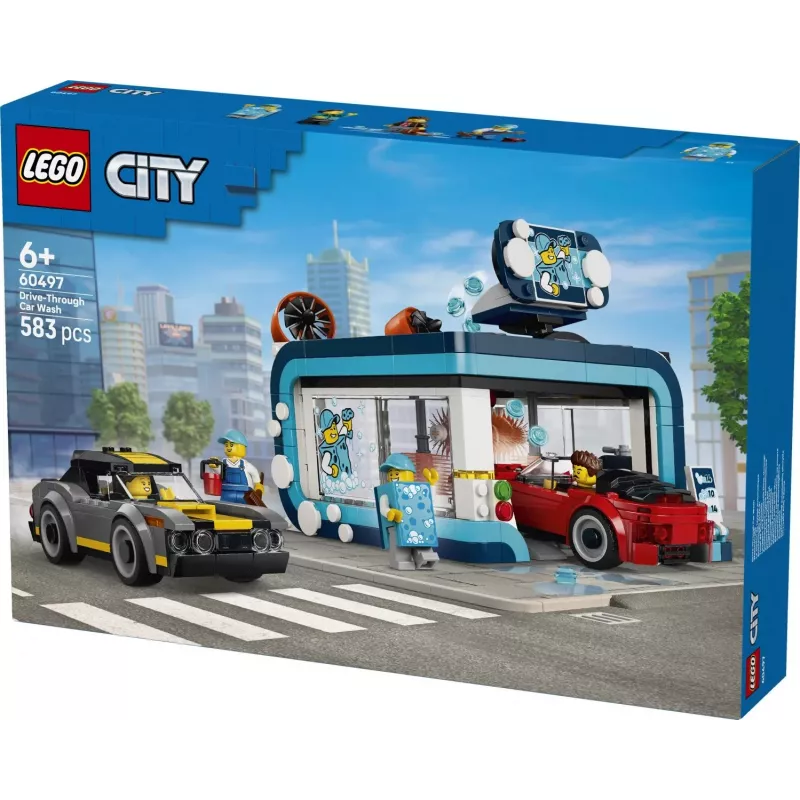 LEGO City 60497 Drive-through-autowasstraat (583 onderdelen)