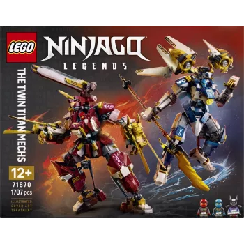 LEGO NINJAGO 71870 De tweeling-titanmechs (1707 onderdelen)