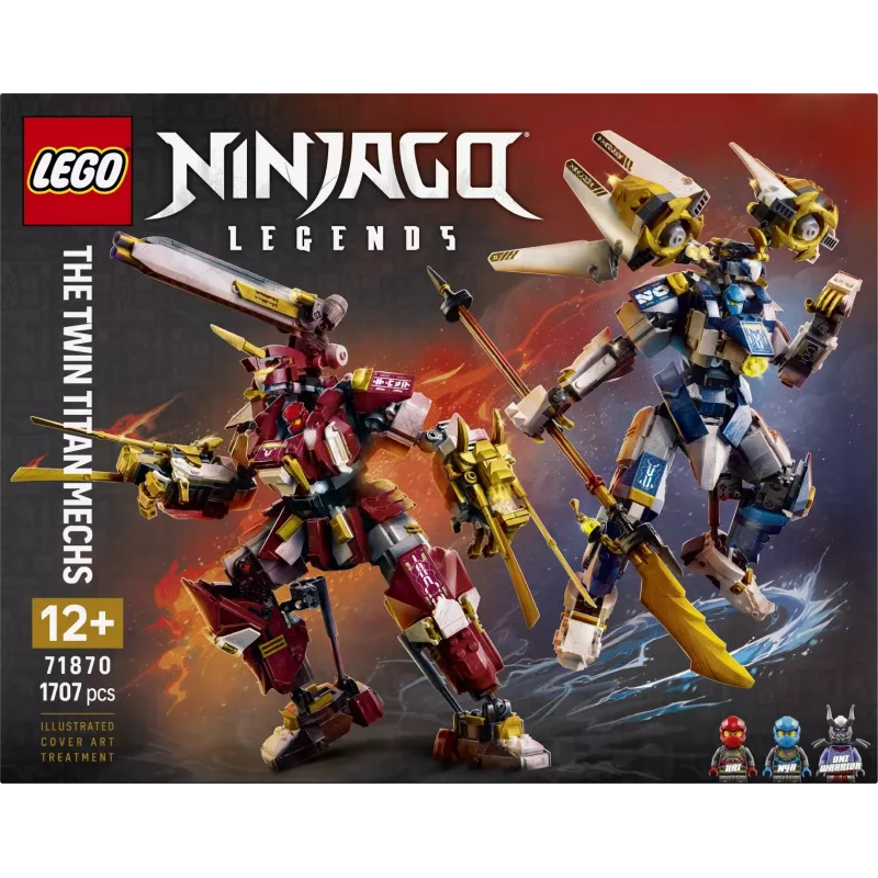 LEGO NINJAGO 71870 De tweeling-titanmechs (1707 onderdelen)