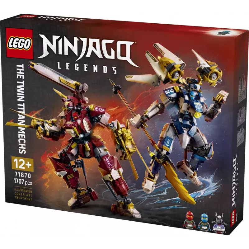 LEGO NINJAGO 71870 De tweeling-titanmechs (1707 onderdelen)