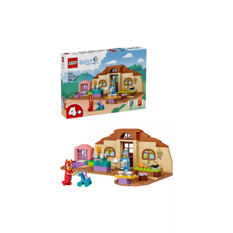 LEGO Bluey 11221 School met Rusty en Bluey (106 onderdelen)