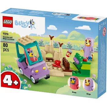 LEGO Bluey 11216 Oma's met Bingo en Bluey (80 onderdelen)