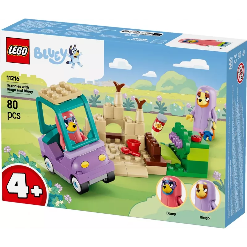 LEGO Bluey 11216 Oma's met Bingo en Bluey (80 onderdelen)