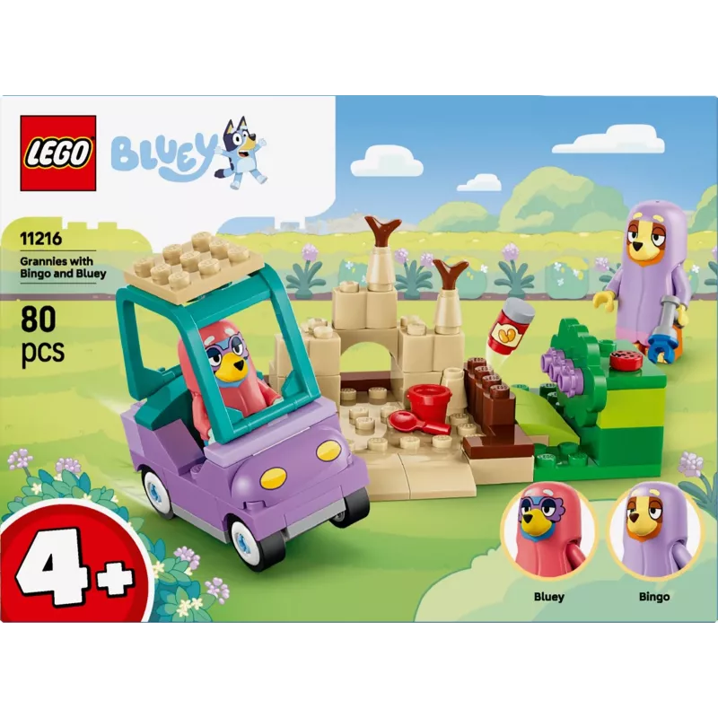 LEGO Bluey 11216 Oma's met Bingo en Bluey (80 onderdelen)