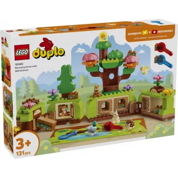 LEGO DUPLO 10480 Ontdekkingsbos met wilde dieren (131 onderdelen)