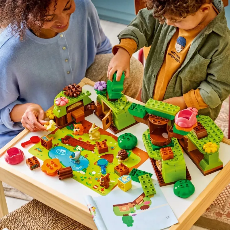 LEGO DUPLO 10480 Ontdekkingsbos met wilde dieren (131 onderdelen)