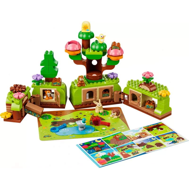 LEGO DUPLO 10480 Ontdekkingsbos met wilde dieren (131 onderdelen)