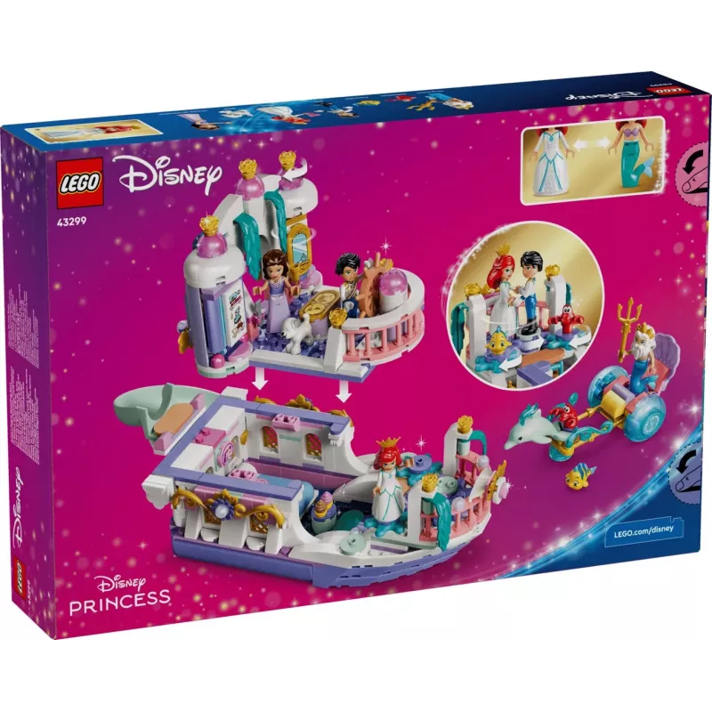 LEGO Disney 43299 Ariëls koninklijke huwelijksboot (519 onderdelen)