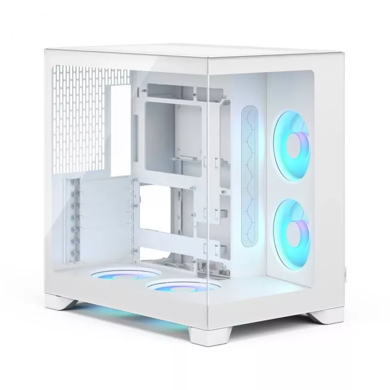 Fractal Design Pop 2 Vision White RGB ATX mid-tower behuizing (Tempered Glass)
