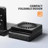 AXAGON ADSA-M2C44 USB4 40Gbps 4-bay M.2 NVMe SSD-dockingstation met offline kloonfunctie, aluminium, actieve koeling