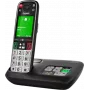 Gigaset EASY 500A DECT draadloze telefoon met antwoordapparaat, SOS-toets, 2,2 inch kleurendisplay, zwart