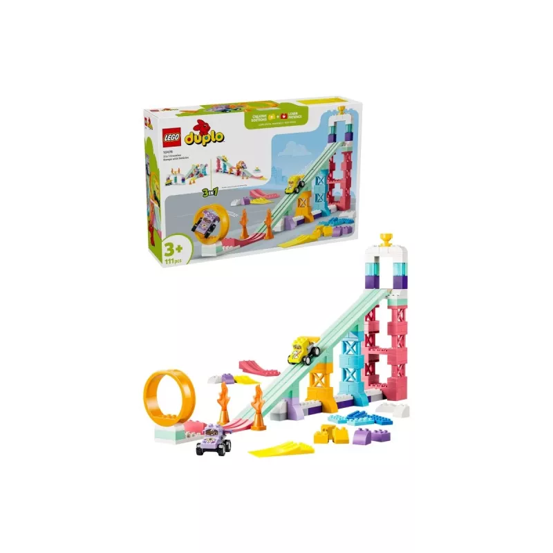 LEGO DUPLO 10478 3 in 1 creatieve ramps met voertuigen