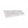 CHERRY KC 1000 bedrade USB-toetsenbord - Spaans QWERTY-layout, lichtgrijs