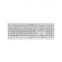 CHERRY KC 1000 bedrade USB-toetsenbord - Spaans QWERTY-layout, lichtgrijs