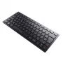 CHERRY KW 9200 MINI draadloos compact toetsenbord, oplaadbaar, 2.4 GHz + Bluetooth + USB-C, zwart (Belgisch AZERTY) JK-9250BE-2