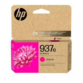 HP 937e EvoMore magenta originele printercartridge (4S6W7NE)