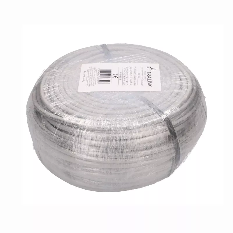 Extralink CAT7 S/FTP indoor twisted pair installatiekabel 100 m EX.96556