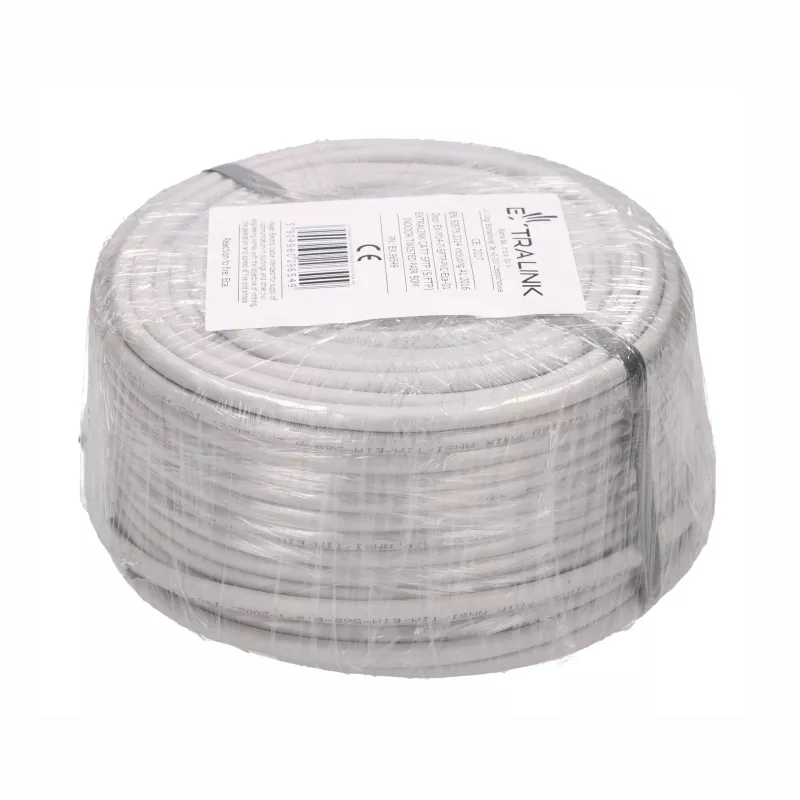 Extralink CAT7 S/FTP indoor twisted pair installatiekabel 50 m EX.96549