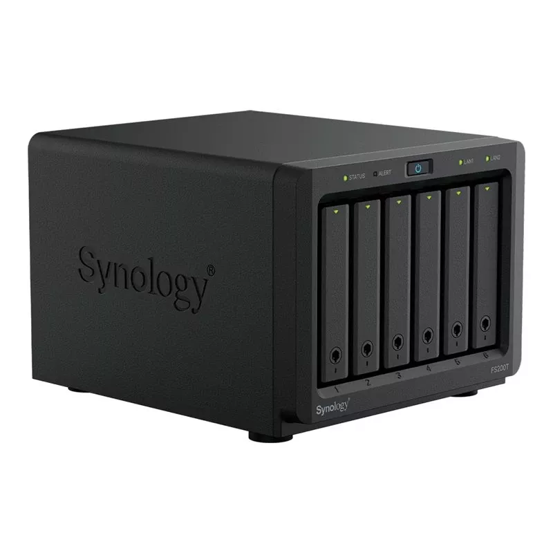 Synology FlashStation FS200T 6-bay all-flash NAS-server Intel Celeron J4125 4GB DDR4