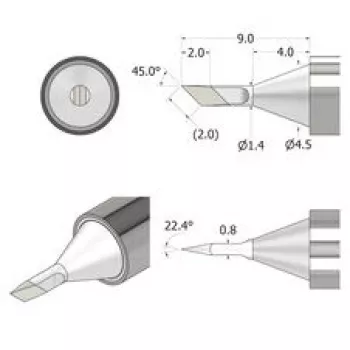 iFixit FixHub soldeerpunt mes 1,4mm IF145-842-1 zilver