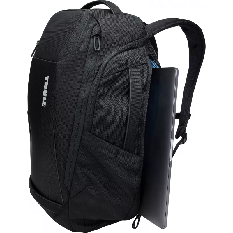 Thule Accent rugzak 28L - zwart - 16 inch laptopvak - gerecycled polyester