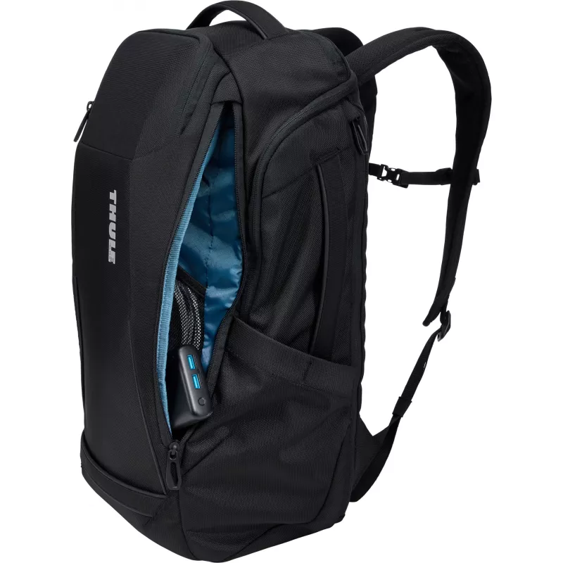 Thule Accent rugzak 28L - zwart - 16 inch laptopvak - gerecycled polyester