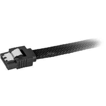 Sharkoon SATA III kabel 60 cm zwart gesleeved