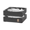 Thermaltake CT120 EX INFINITY ARGB Sync 3-pack ventilatoren 120mm zwart
