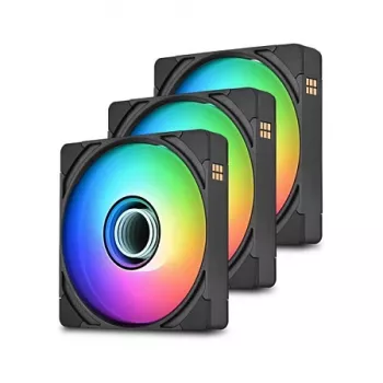 Thermaltake CT120 EX INFINITY ARGB Sync 3-pack ventilatoren 120mm zwart